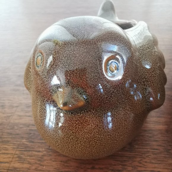 VTG PartyLite Brown Birds Set of 2 Ceramic Tealight Votive Holders 5.25" - Picture 7 of 11